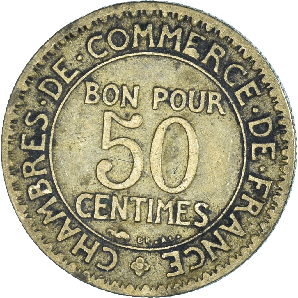 Moneta, Francja, 50 Centimes, 1924
