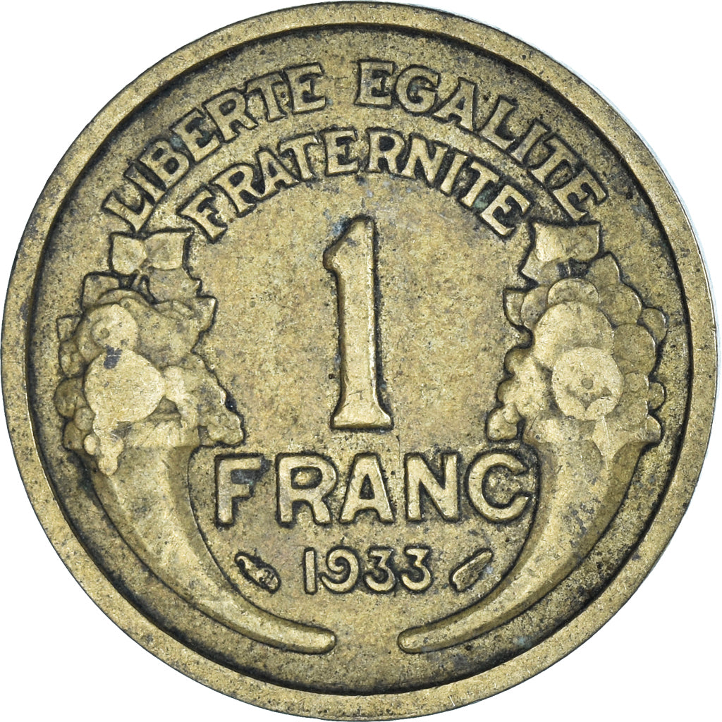 Moneta, Francia, Franc, 1933