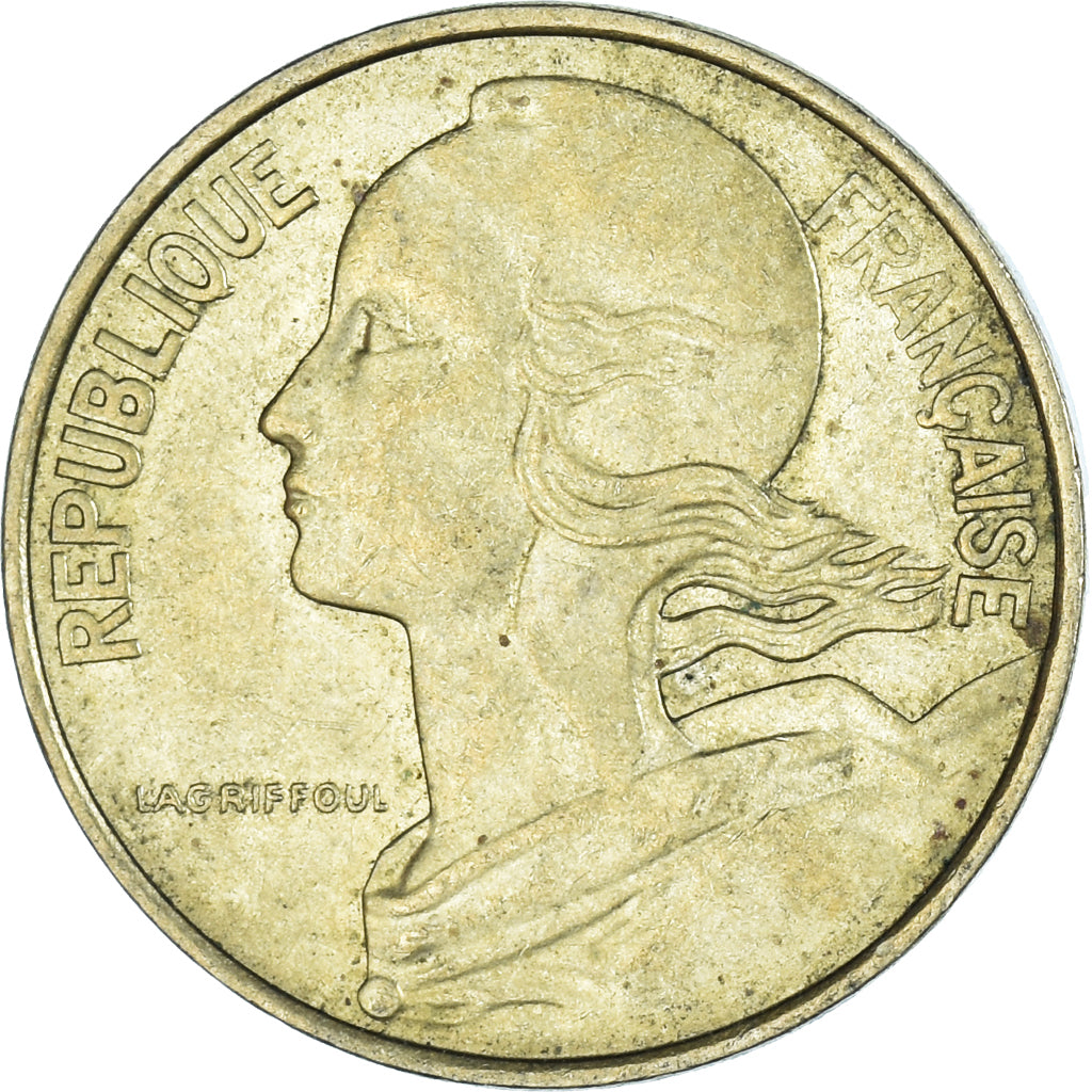 Moneta, Francia, 10 Centimes, 1976