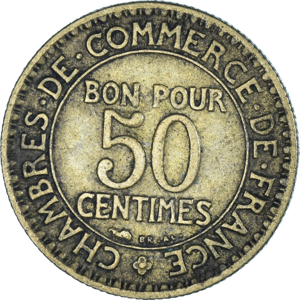 Moneta, Francia, 50 Centimes, 1923