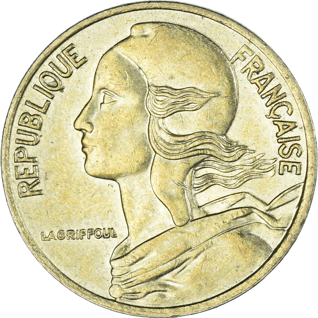 Coin, France, 5 Centimes, 1997