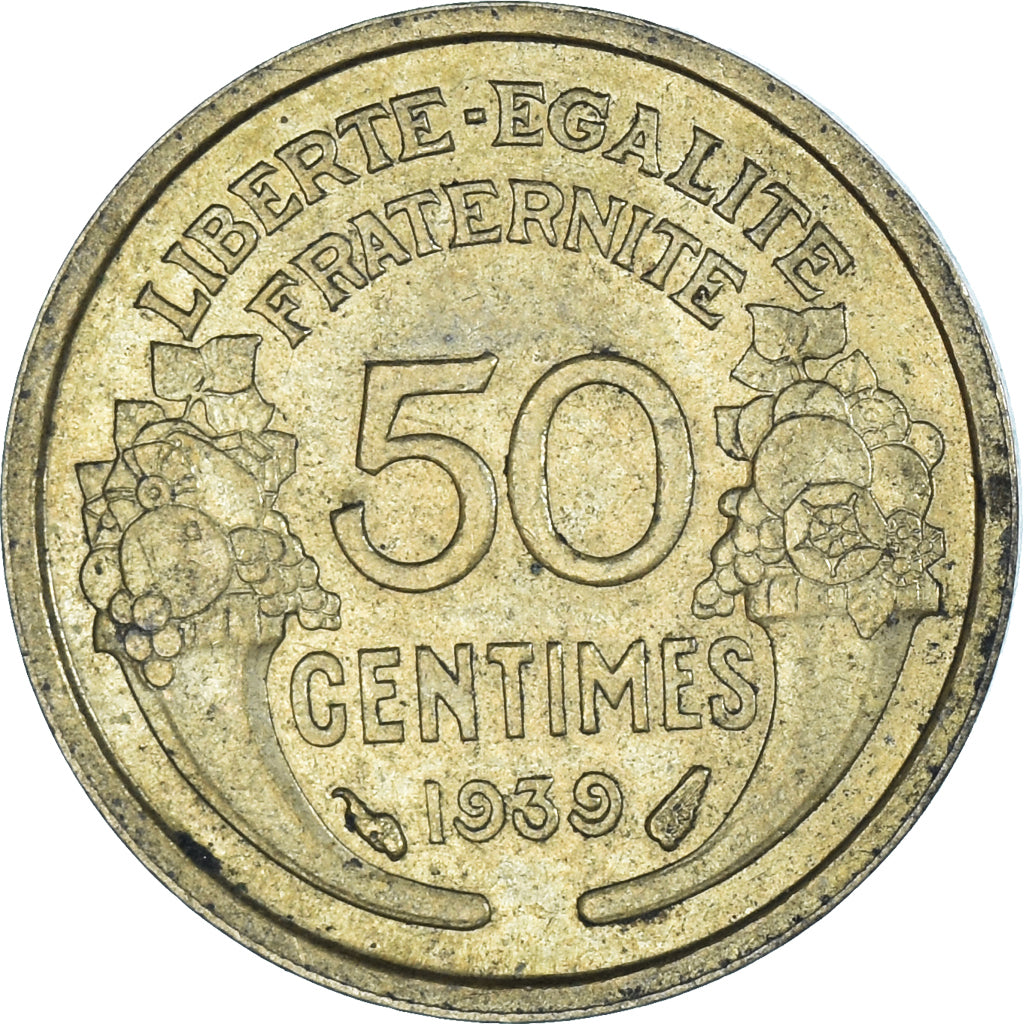Coin, France, 50 Centimes, 1939
