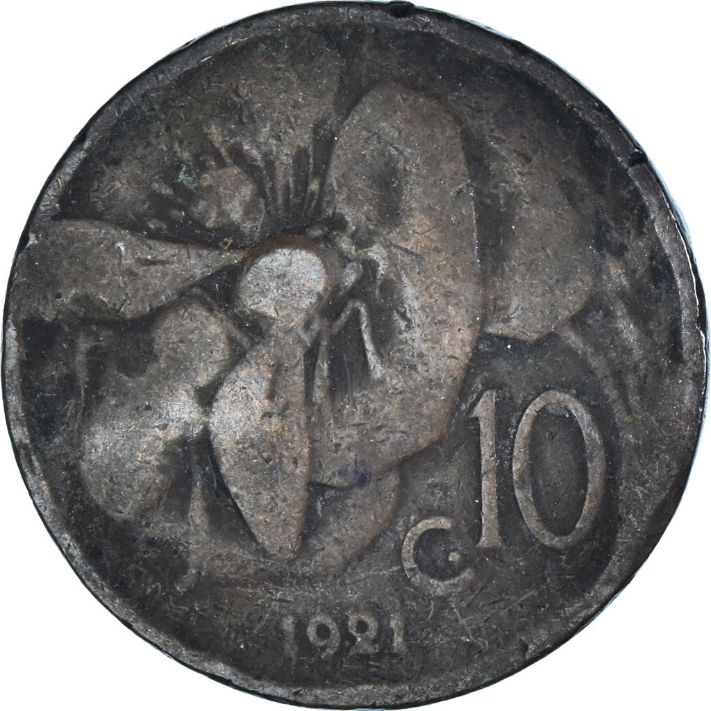 Moneta, Italia, 10 Centesimi, 1921