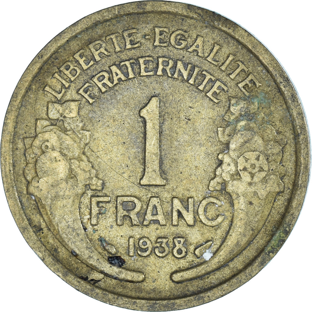 Coin, France, Franc, 1938