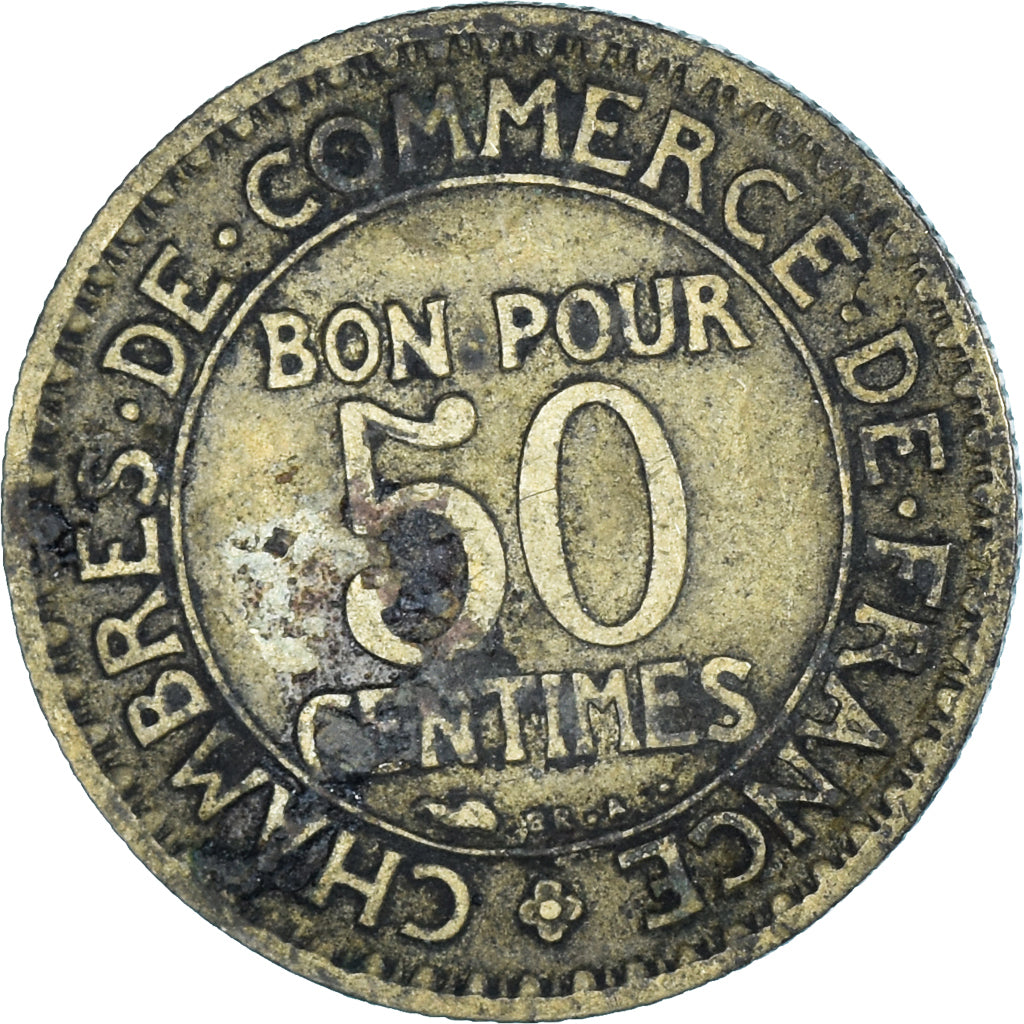 Moneda, Francia, 50 Centimes, 1923