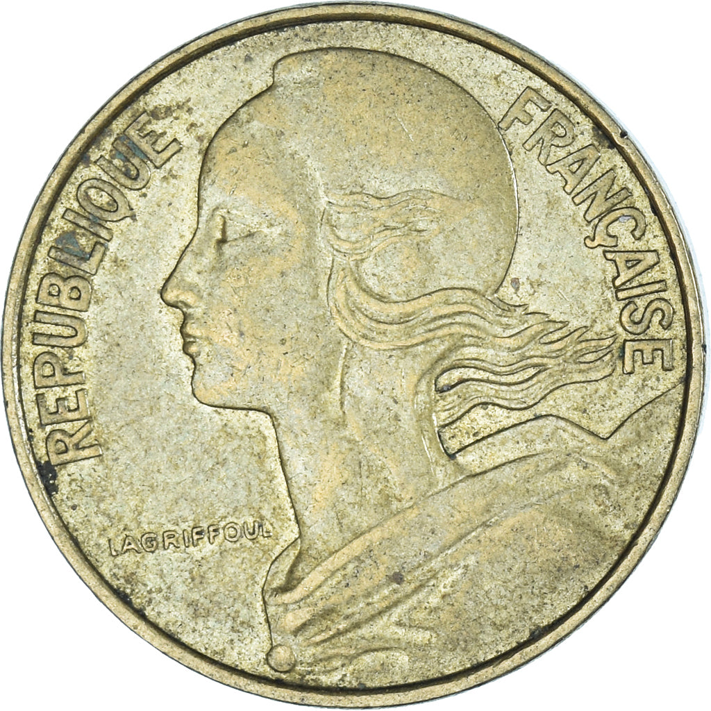 Coin, France, 10 Centimes, 1975