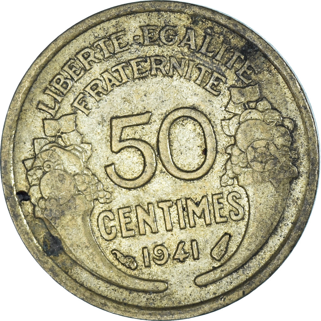 Moneta, Francia, 50 Centimes, 1941