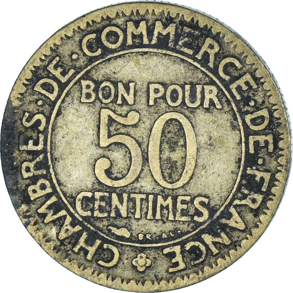 Moneta, Francja, 50 Centimes, 1922
