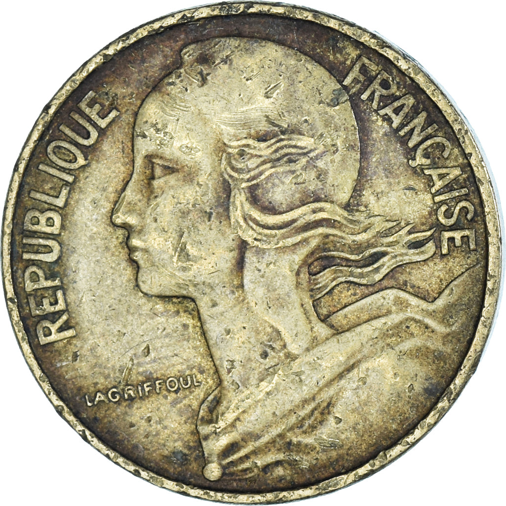 Moeda, França, 10 Centimes, 1973