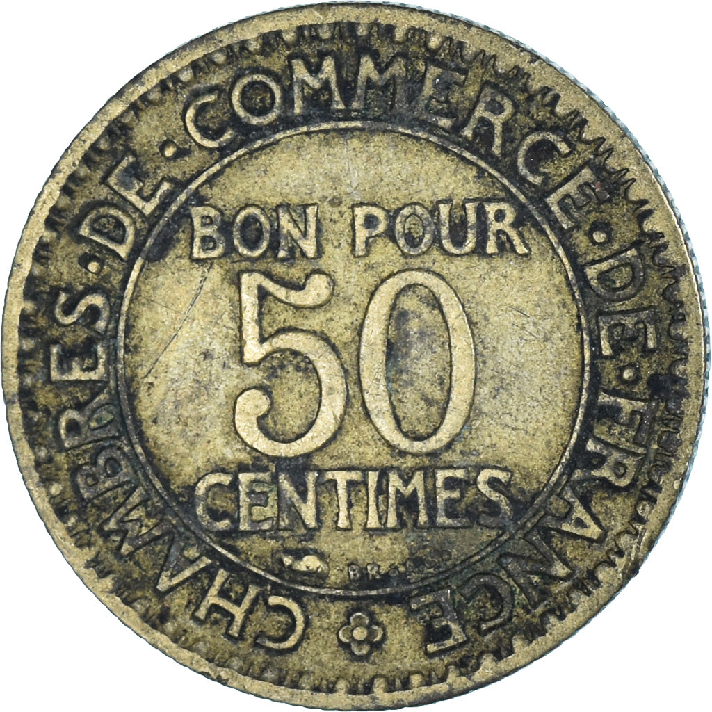Coin, France, 50 Centimes, 1923