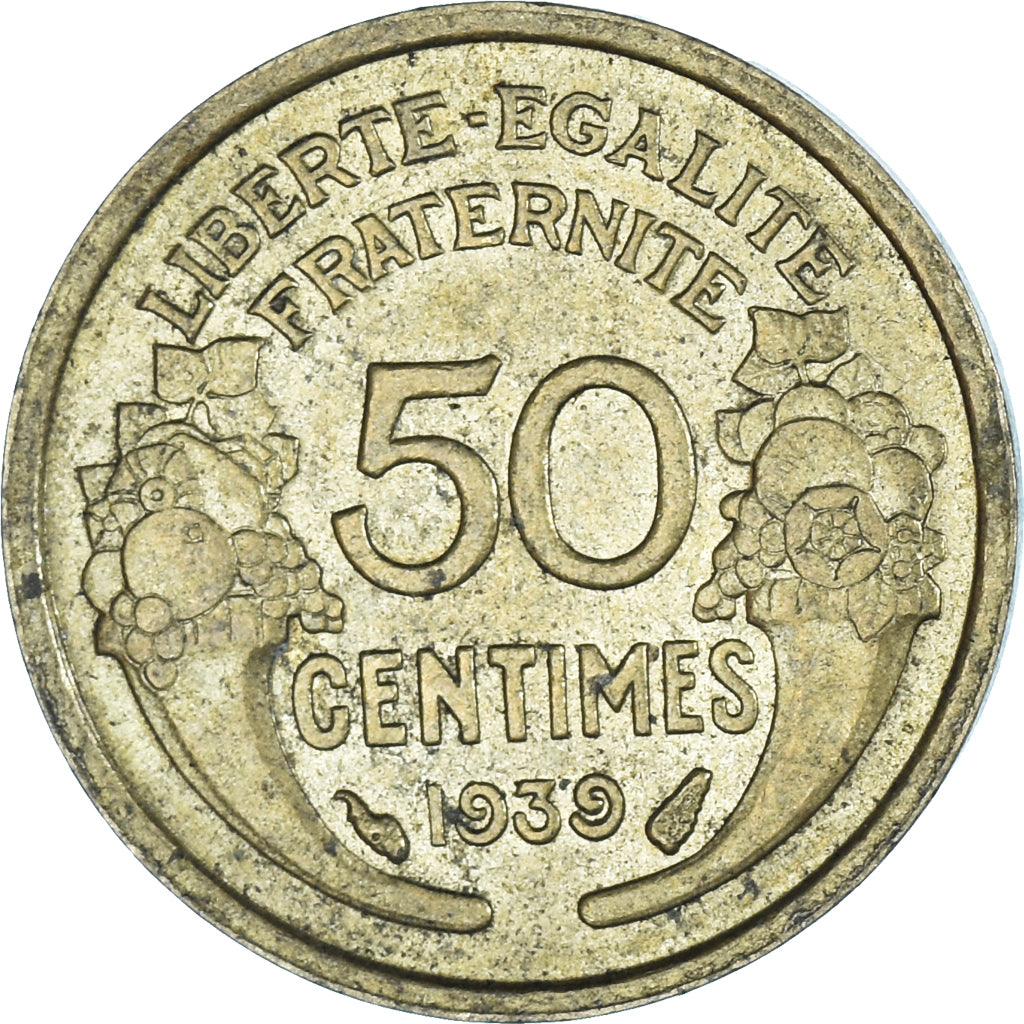 Moneta, Francia, 50 Centimes, 1939