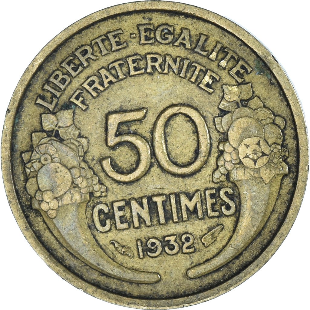 Moneta, Francja, 50 Centimes, 1932