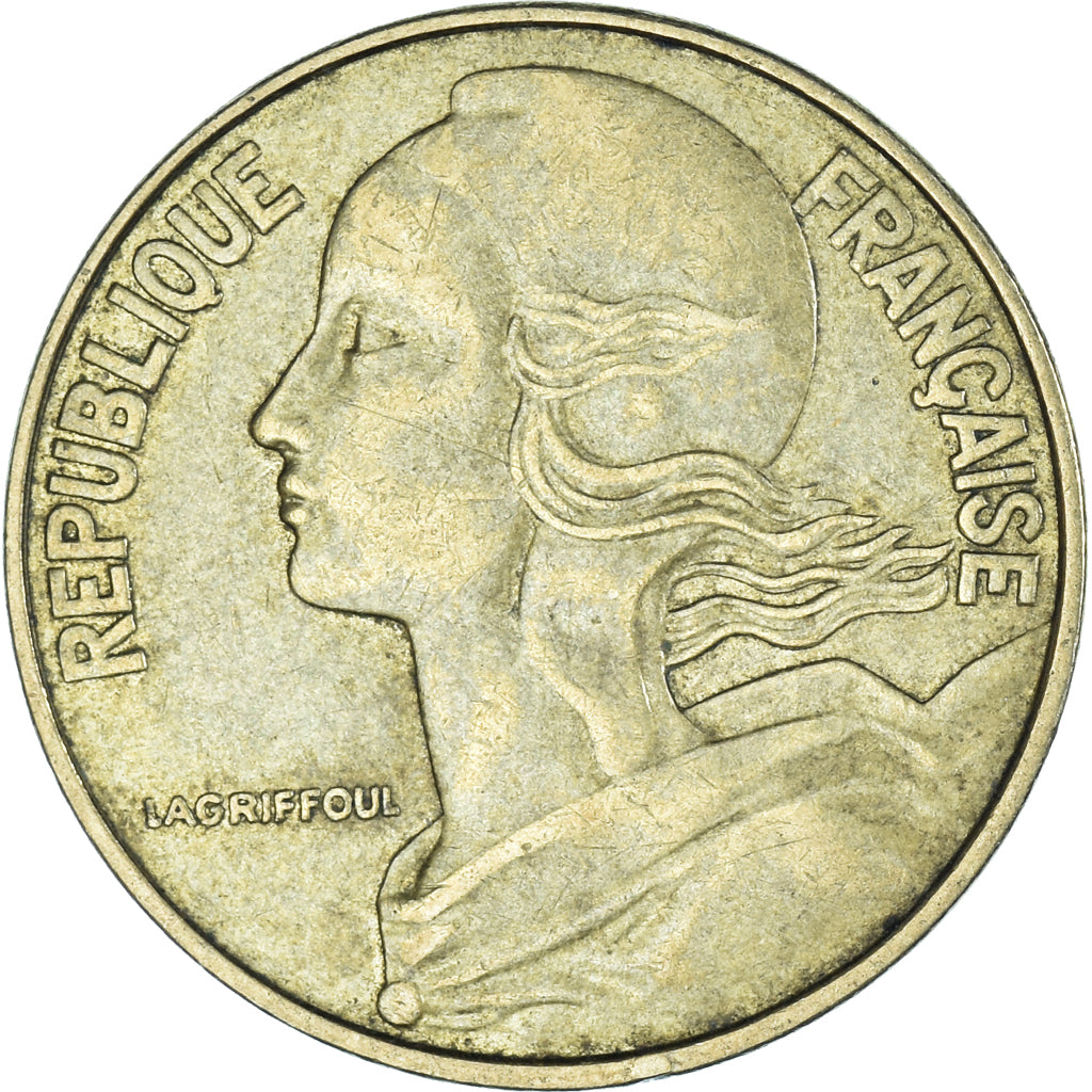 Coin, France, 20 Centimes, 1980