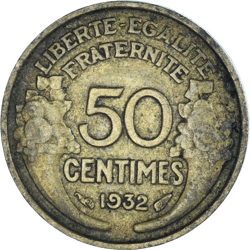 Coin, France, 50 Centimes, 1932