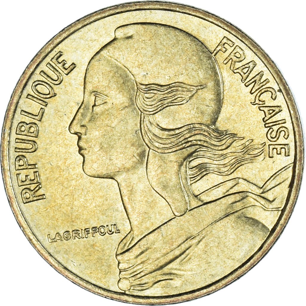 Moeda, França, 5 Centimes, 1998