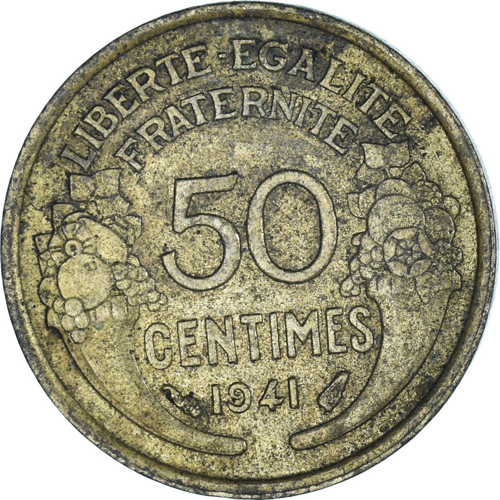 Moneta, Francia, 50 Centimes, 1941