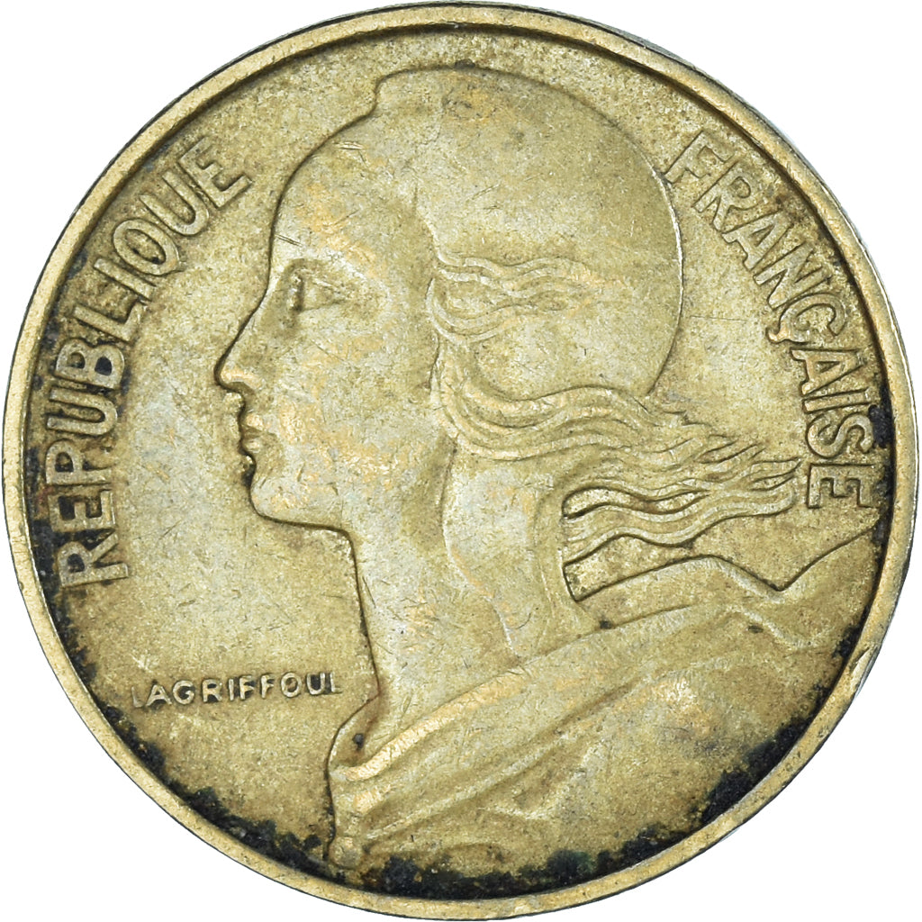 Moneta, Francia, 10 Centimes, 1967