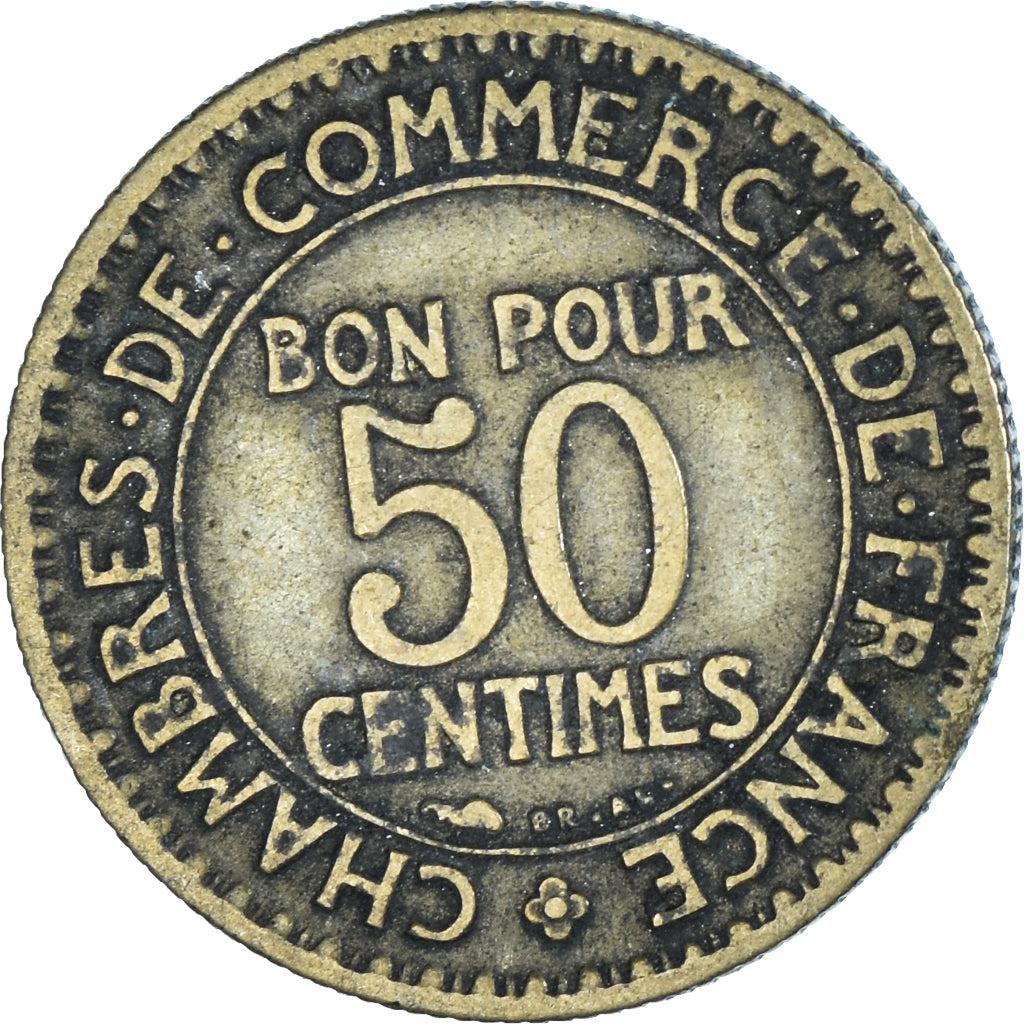 Moneta, Francja, 50 Centimes, 1922