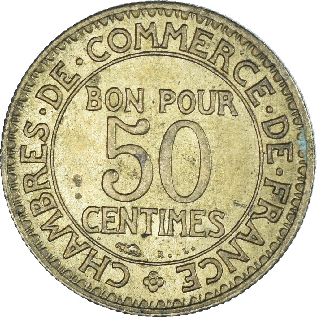 Moeda, França, 50 Centimes, 1925