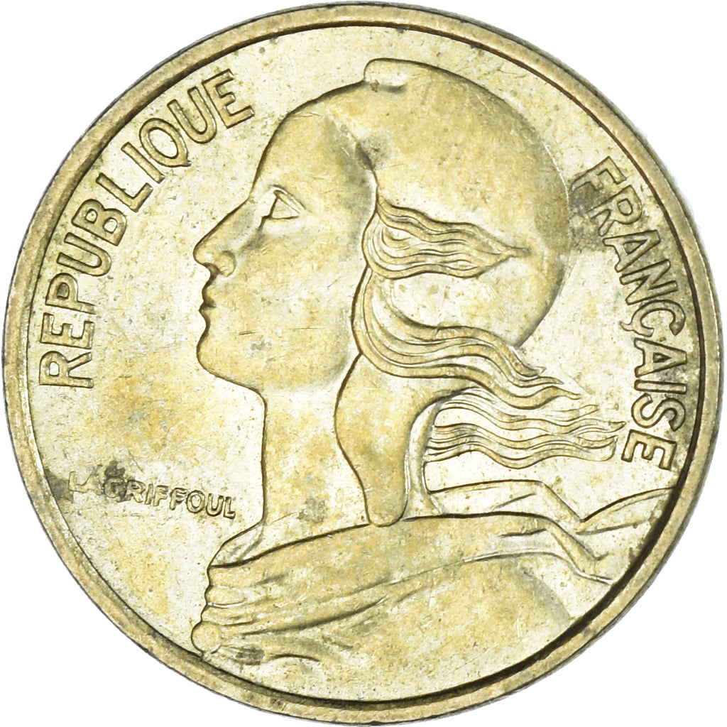 Coin, France, 5 Centimes, 1985