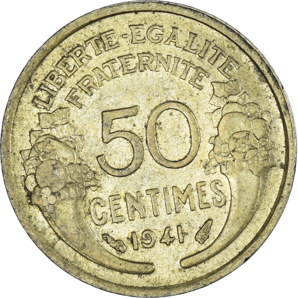 Coin, France, 50 Centimes, 1941