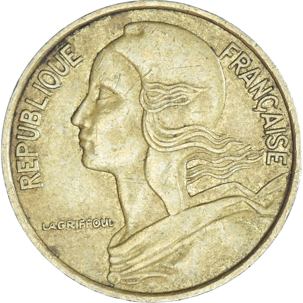 Moneda, Francia, 5 Centimes, 1975