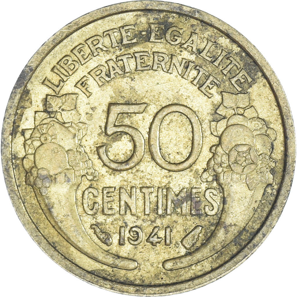 Moneta, Francia, 50 Centimes, 1941