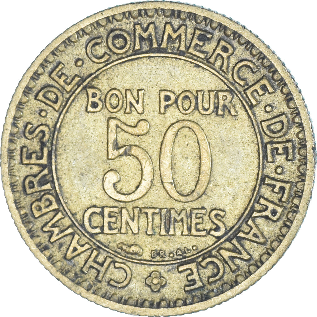 Moneda, Francia, 50 Centimes, 1923