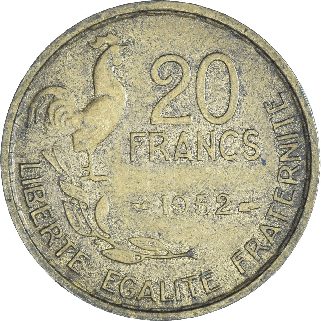 Moneta, Francia, 20 Francs, 1952