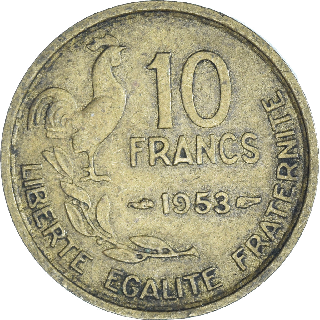Munten, Frankrijk, 10 Francs, 1953
