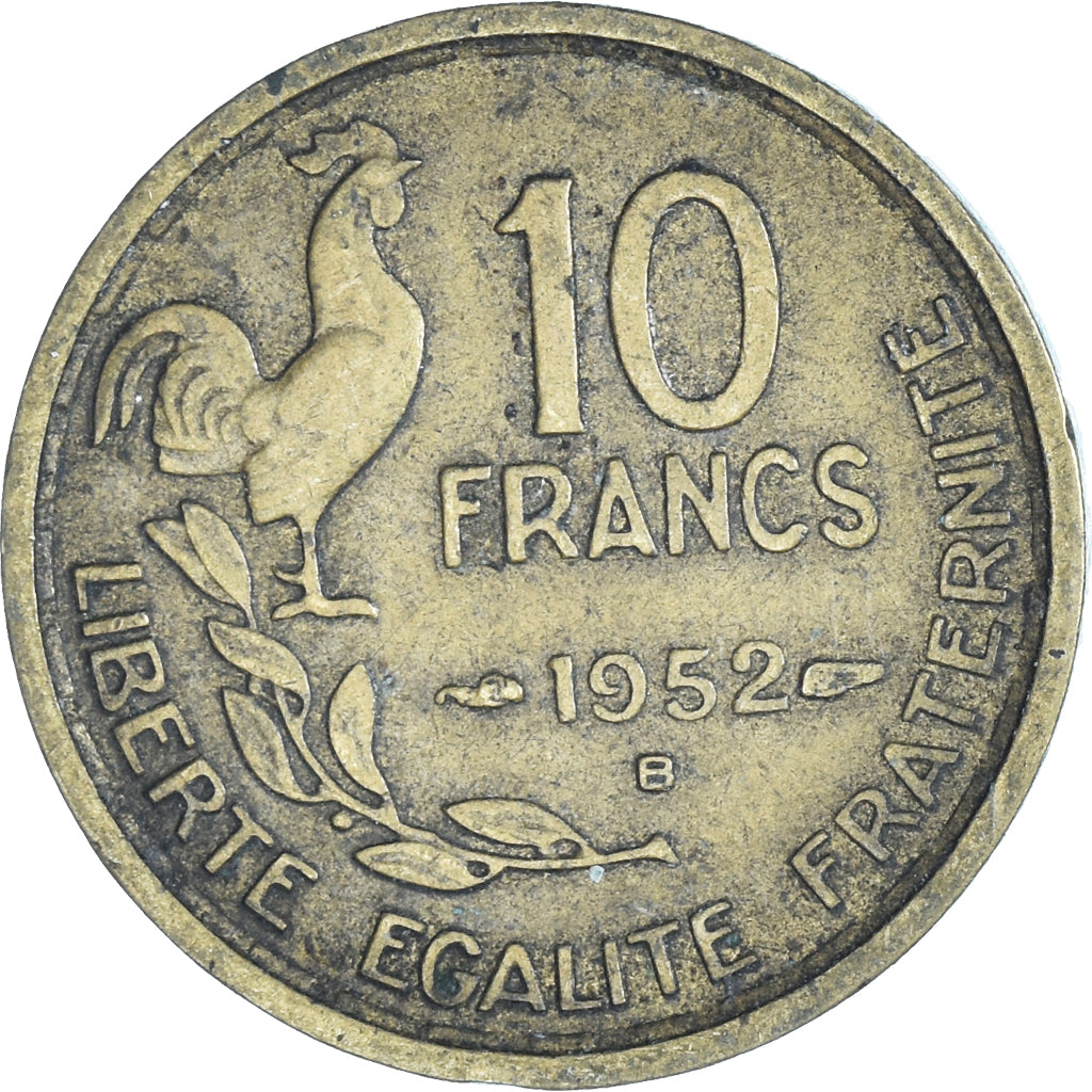 Moneta, Francia, 10 Francs, 1952