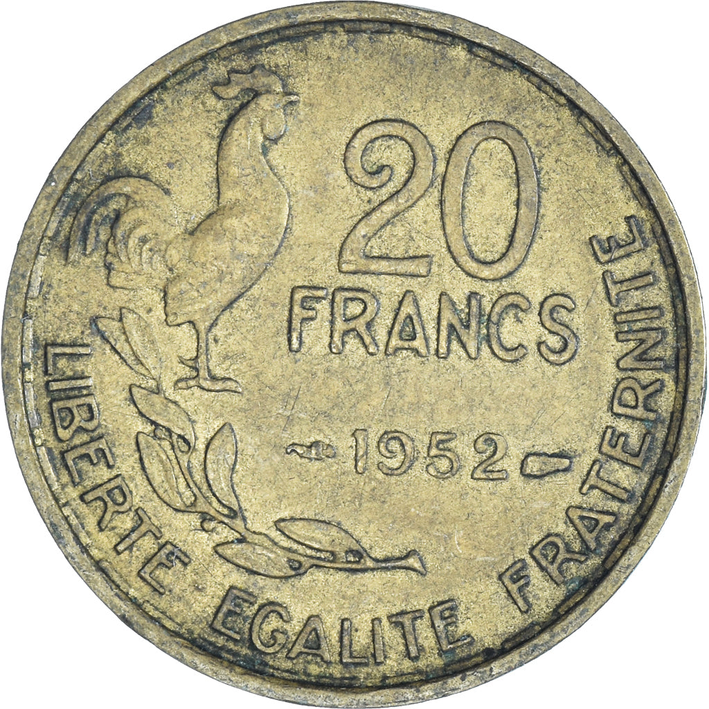 Moneta, Francia, 20 Francs, 1952