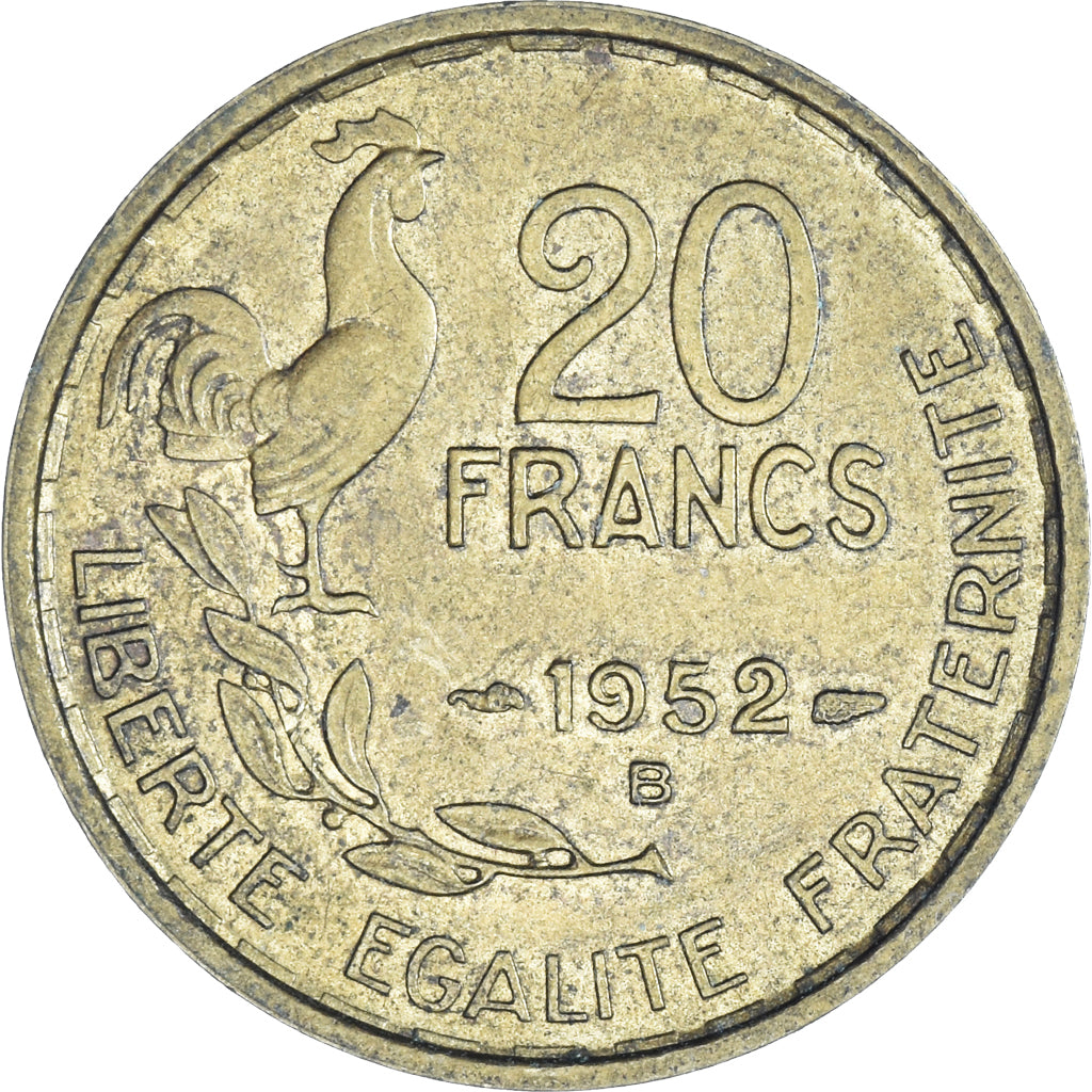 Moneta, Francia, 20 Francs, 1952