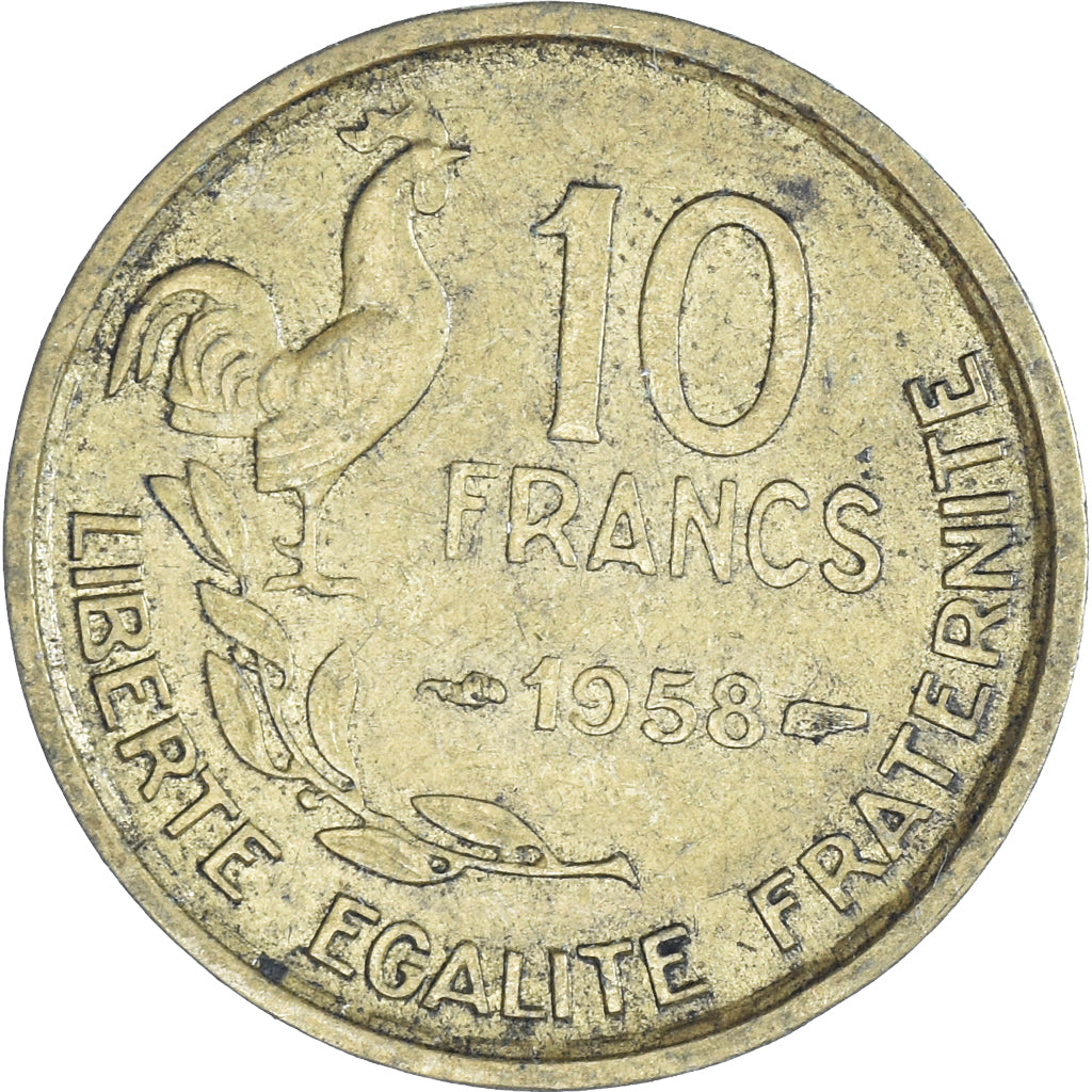 Münze, Frankreich, 10 Francs, 1958