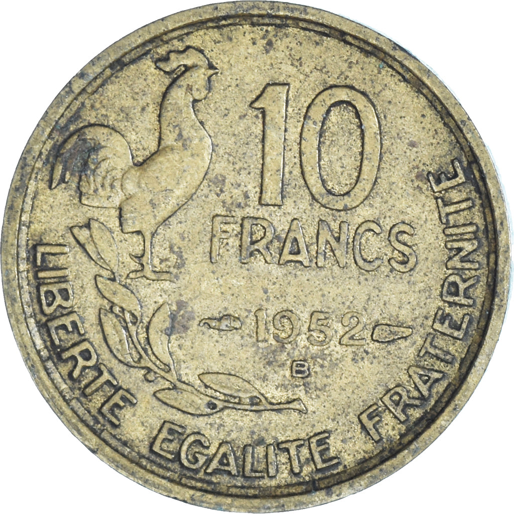 Moneda, Francia, 10 Francs, 1952