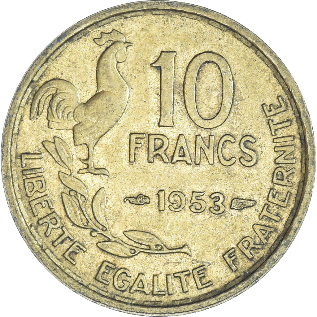 Monnaie, France, 10 Francs, 1953