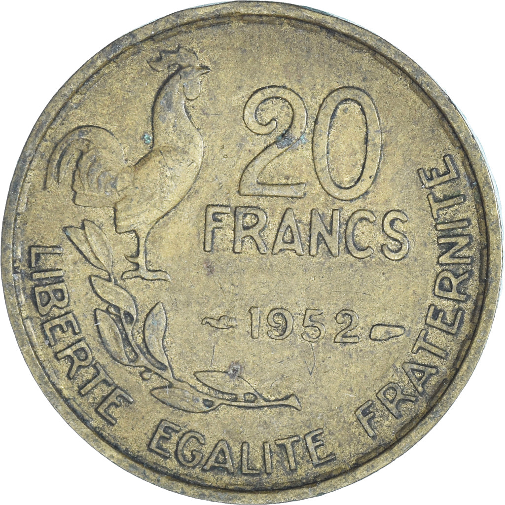Moneta, Francia, 20 Francs, 1952