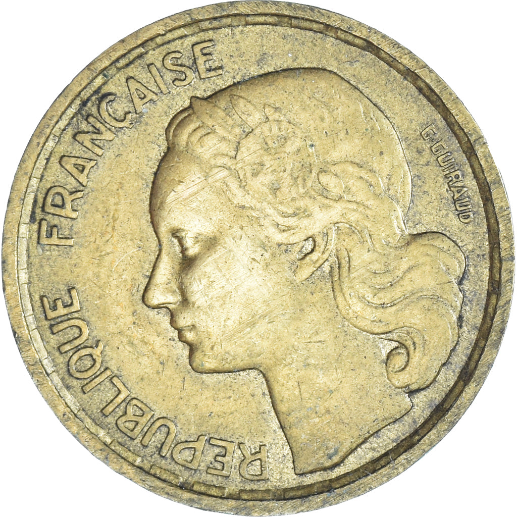 Munten, Frankrijk, 10 Francs, 1957