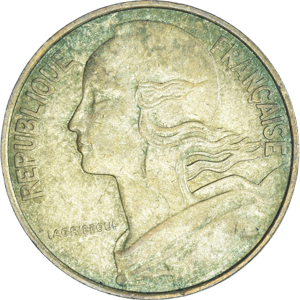 Moneta, Francia, 10 Centimes, 1988