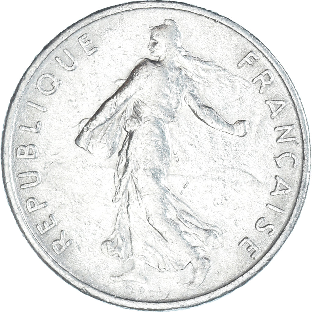 Münze, Frankreich, 1/2 Franc, 1968