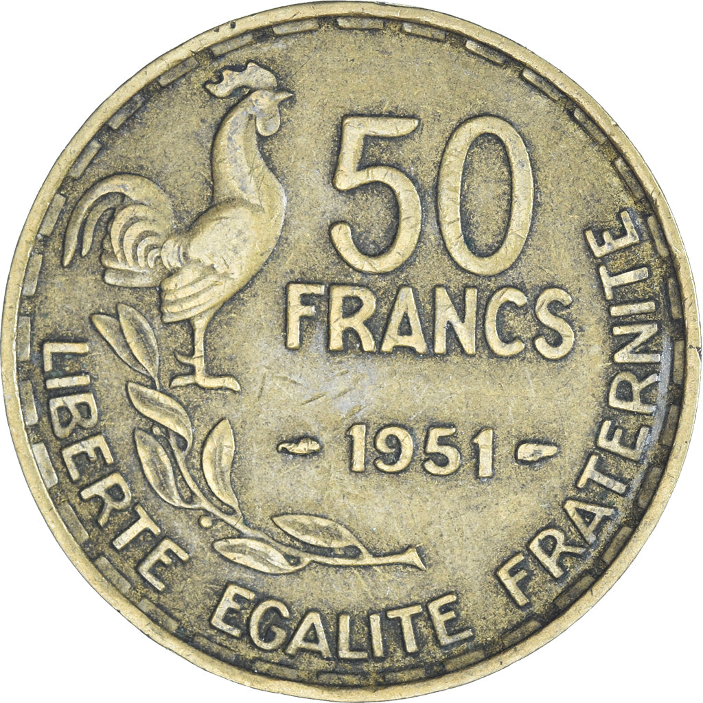 Moneta, Francia, 50 Francs, 1951