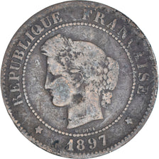 Munten, Frankrijk, 5 Centimes, 1897