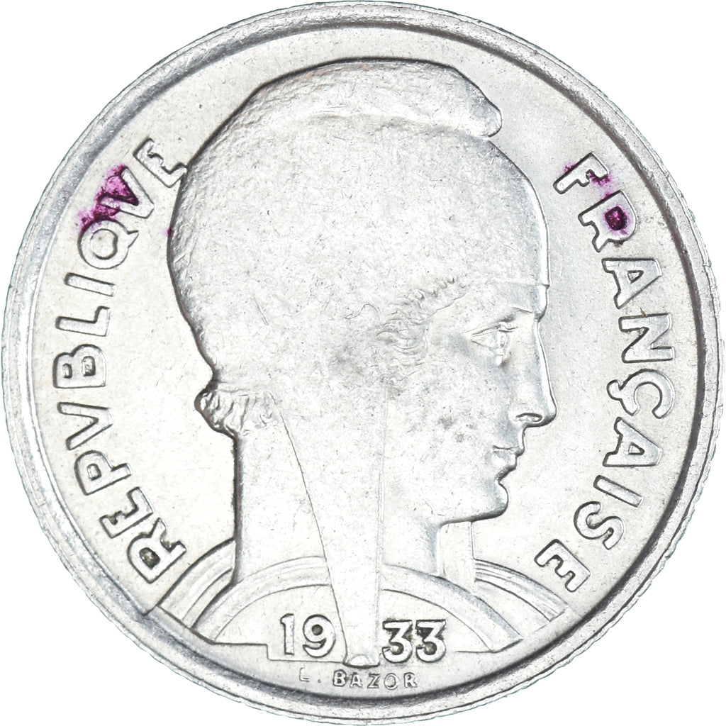 Moneda, Francia, 5 Francs, 1933