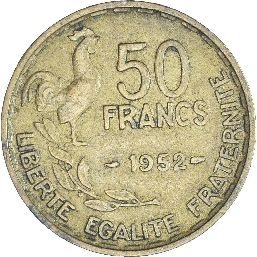 Moneda, Francia, 50 Francs, 1952