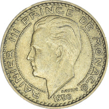 Moeda, Mónaco, 20 Francs, Vingt, 1950