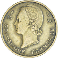 Coin, French West Africa, 25 Francs, 1956