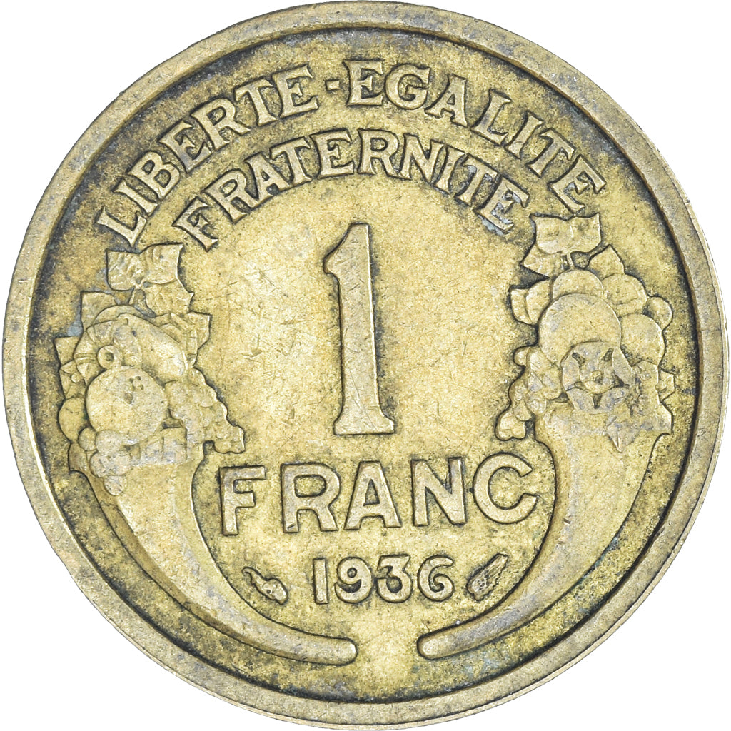 Moneta, Francia, Franc, 1936