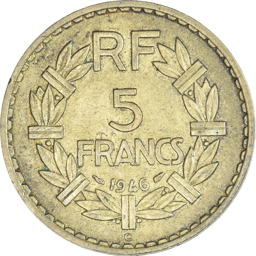 Monnaie, France, 5 Francs, 1946