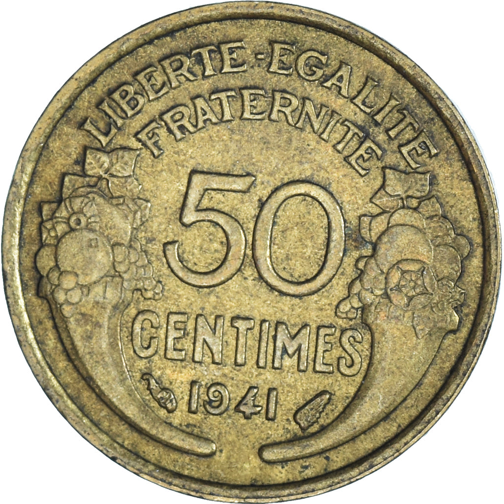 Moneda, Francia, 50 Centimes, 1941
