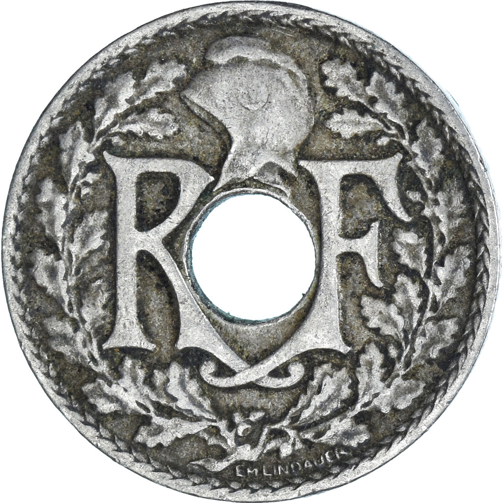 Moneda, Francia, 10 Centimes, 1922